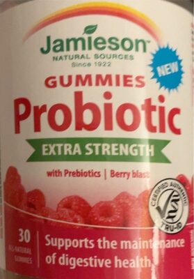 Gummies Probiotic with Prebiotics Extra Strength