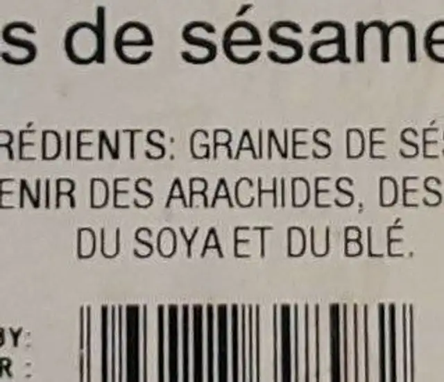 Graines de sésame blancs