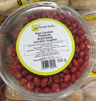 Arachides sucrees rougees