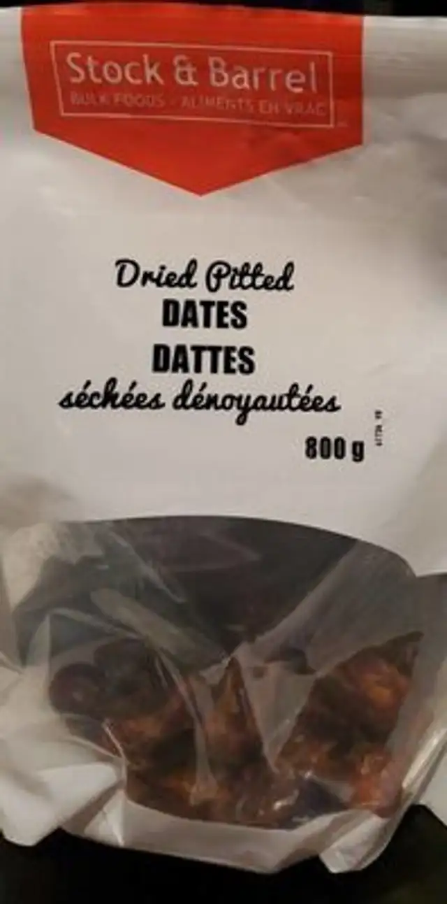 Dattes séchées dénoyautees