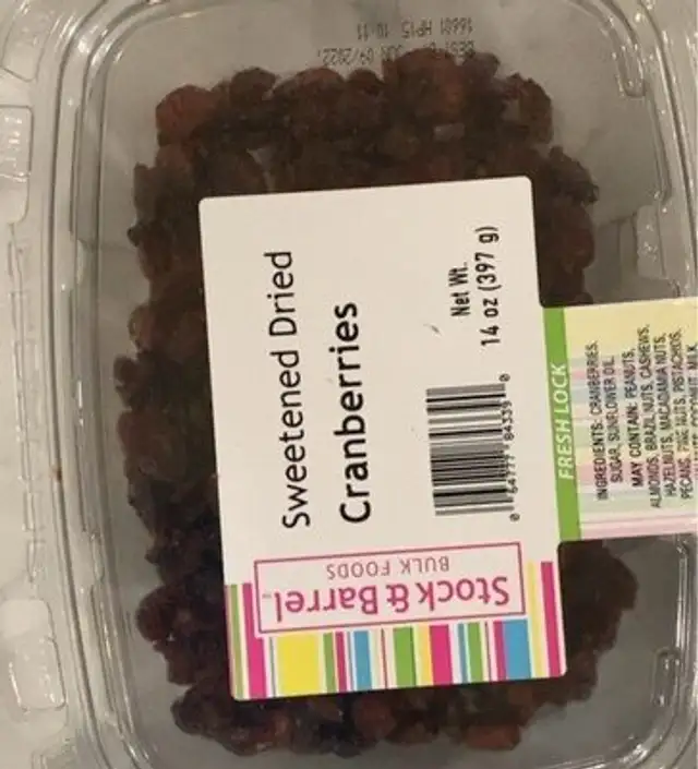 Sweetened Dried Cranberries