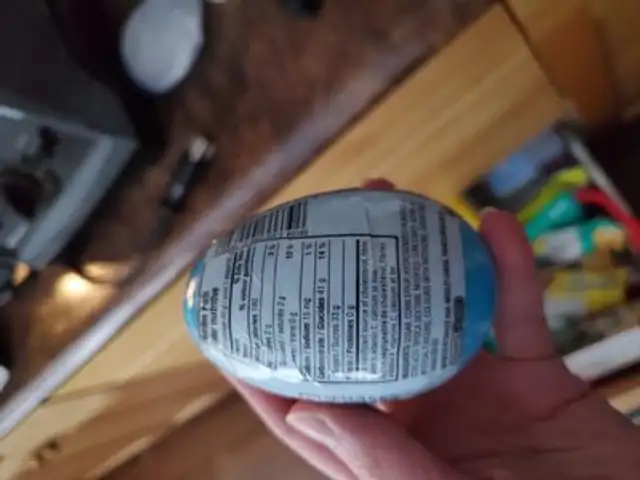 Skittles Original ingredients label