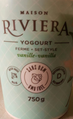 Yogourt ferme Vanille front packaging