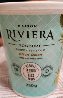 Riviera yogourt ferme citron