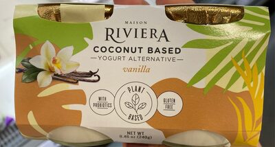 Coconut Based Yogurt Alternative - Vanilla