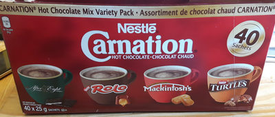 assortiment chocolat chaud front packaging
