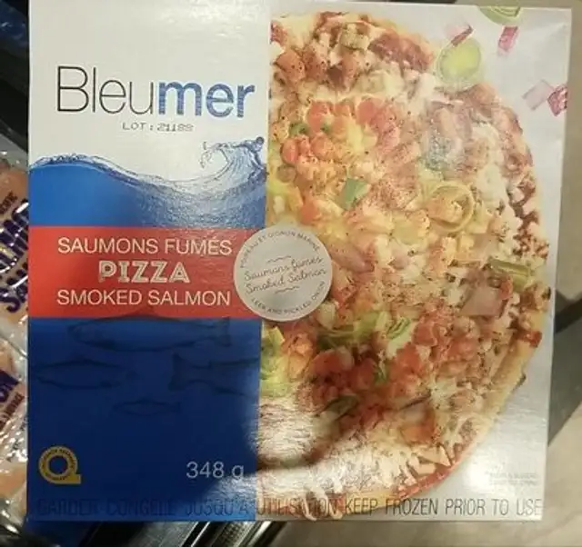 Pizza saumons fumés