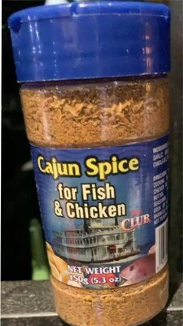 Cajun spice for fish &chicken