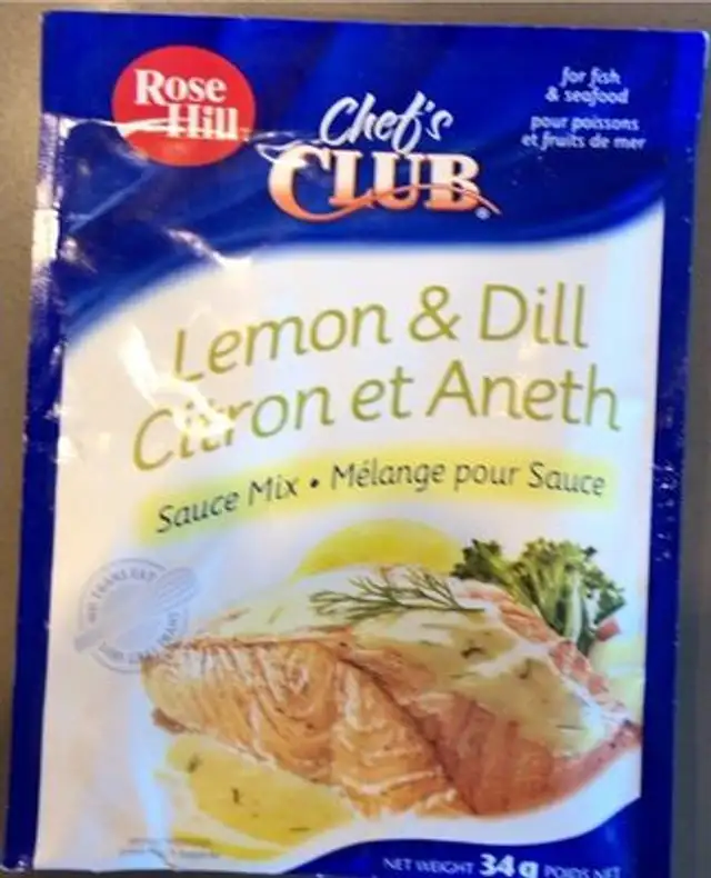 Sauce citron et aneth