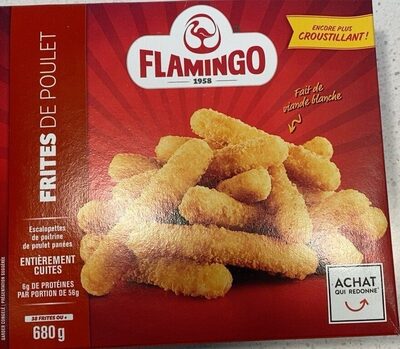 Frites de poulet front packaging