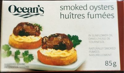 Oysters front packaging