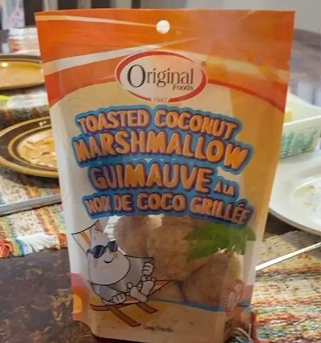 Guimauve à la noix de coco grillée