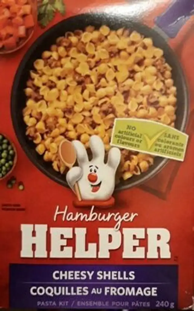 Hamburger Helper Cheesy Shells