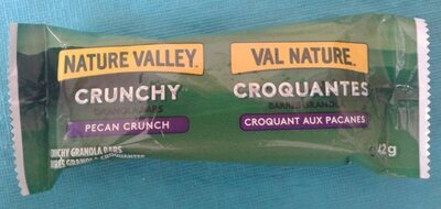 Barres granola croquant aux pacanes front packaging