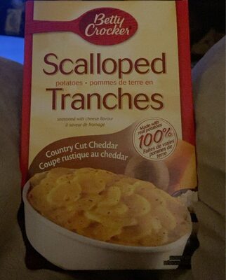 Country cut cheddar scalloped potatoes front packaging