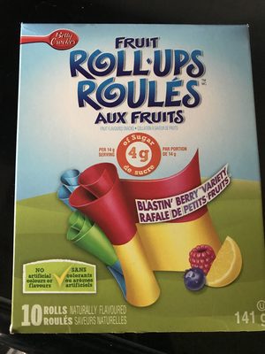 Betty Crocker Fruit Roll Ups Berry Fruit Flavoured Snacks