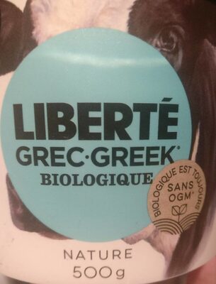 Liberté grec biologique 0% nature
