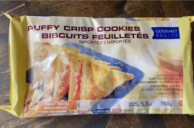 Puffy crisp cookies