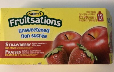 Collations aux fruits saveur fraises non sucrée