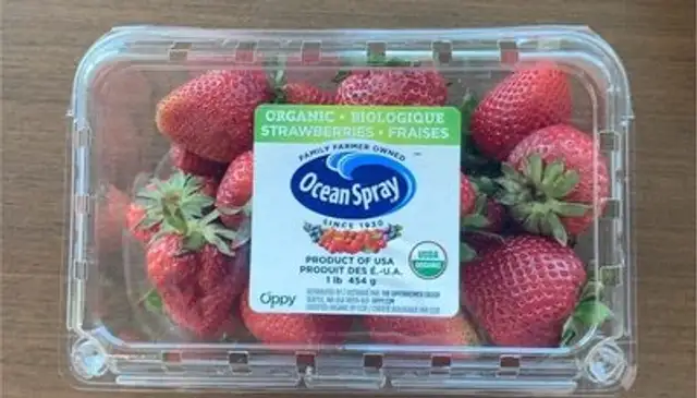 Organic strawberries