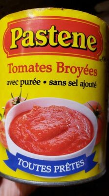 Tomates broyées