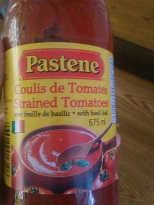 Coulis De Tomates front packaging