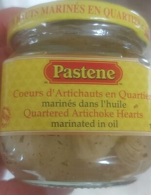 Coeur d'artichauts en Quartier marinés dans l'huile front packaging