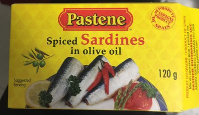 Spiced sardines in olive oil