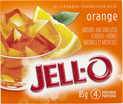 Orange Jelly Powder front packaging