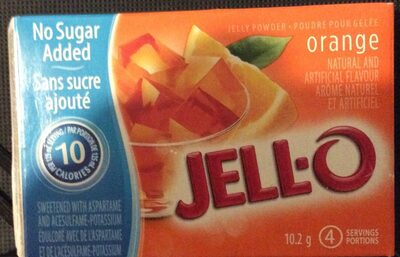 orange jelly powder front packaging