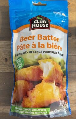 Beer batter Pâte à la bière front packaging