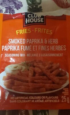 Mélanges d'assaisonnement paprika fumé et fines herbes