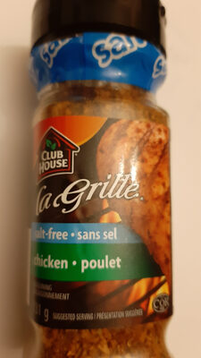 Assaisonnement chiken / poulet front packaging