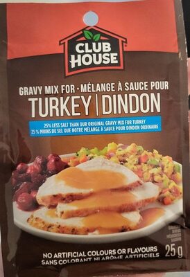 Mélange sauce pour dindon front packaging