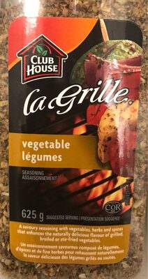 Vegetable seasoning front packaging