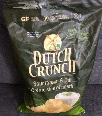 Potato chips sour cream and dill
