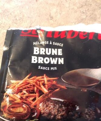 Mélange à sauce brune front packaging