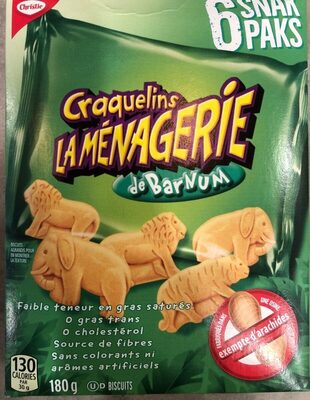 Craquelins la ménagerie front packaging