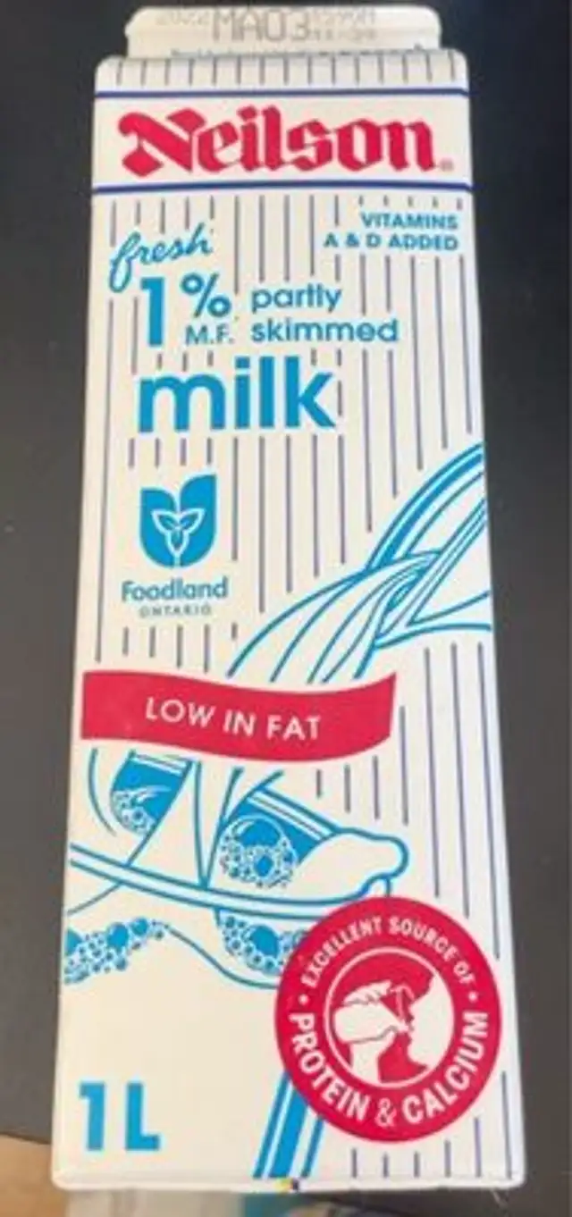 Skim milk 1%