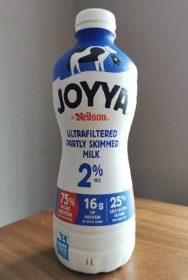 lait partiellement écrémé ultrafiltré front packaging