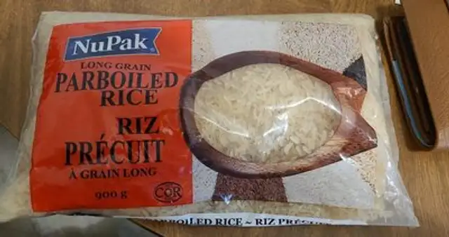 Long grain parbroiled rice