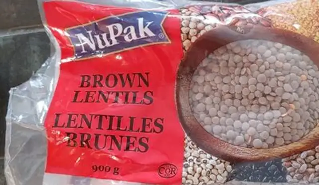 Lentilles brunes