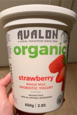 Yogourt Probiotique Fraise Lait Entier