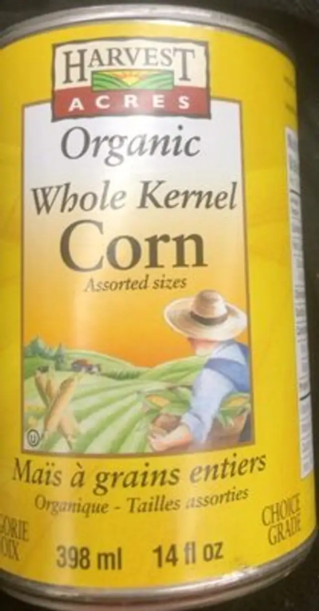 Organic kernal Corn