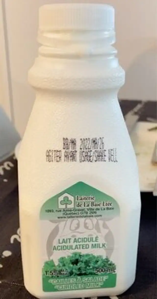 Lait acidulé