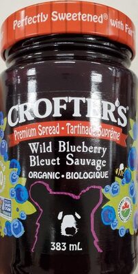 Wild Blueberry Premium Fruit Spread front packaging