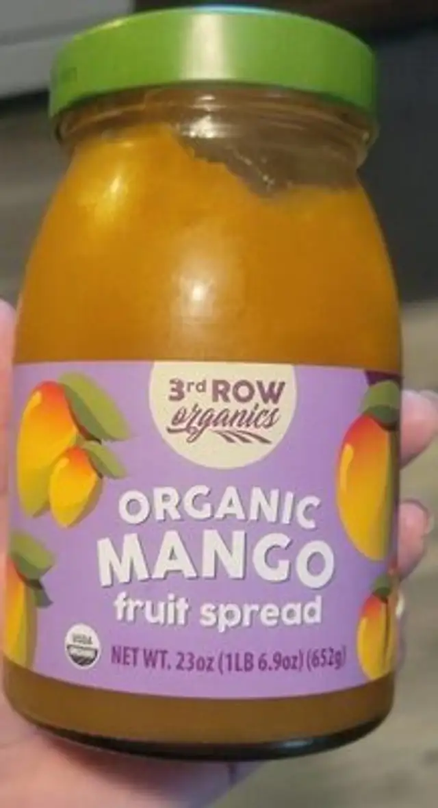 Organic mango fruit spread