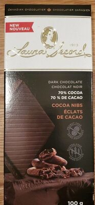 Dark Chocolate 70% Cocoa Nibs