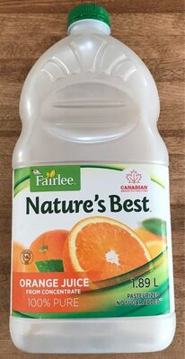 Natures's best orange juice