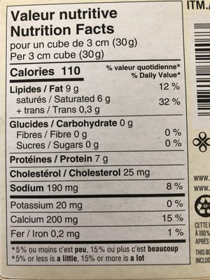 Fromage OKA front packaging